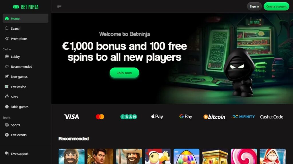ervaringen met de belgische goksite betninja casino
